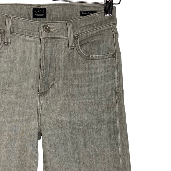 Citizens of Humanity Rocket High Rise Crop Skinny Jeans Sunbaked Gray Stretch 25 - Picture 7 of 16
